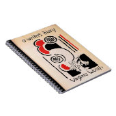 Carnet Virginia Woolf Vanessa Bell Couverture d'un journa (Côté Droit)