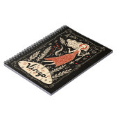 Carnet Virgo Celestial Zodiac Art (Côté gauche)