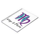 Carnet Virgo et Pisces Couples Zodiac Astrologie (Côté gauche)