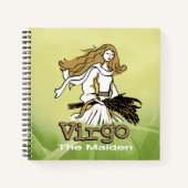 Carnet Virgo La Terre Maiden signe vert (Devant)