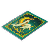 Carnet Virgo Maiden assis sur Crescent Moon (Côté gauche)