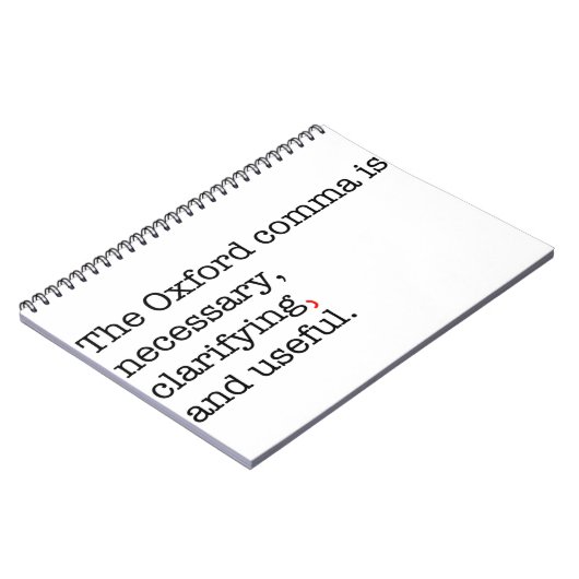 Carnet Virgule de Pro-Oxford (Côté gauche)