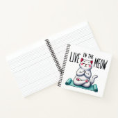 Carnet "Vis dans le Meow" Drôle Amoureux des chats (Intérieur)