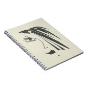 Carnet Visage Abstrait. (Côté Droit)