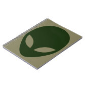 Carnet Visage Alien (Côté gauche)