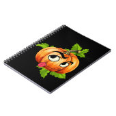 Carnet Visage de Citrouille drôle d'Halloween (Côté gauche)