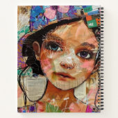 Carnet Visage de collage de scrapbook vintage (1) (Dos)