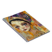 Carnet Visage de collage de scrapbook vintage (4) (Côté Droit)