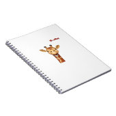 Carnet visage de girafe enthousiaste emoji (Côté Droit)