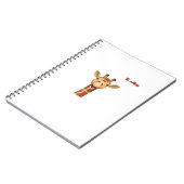 Carnet visage de girafe enthousiaste emoji (Côté gauche)