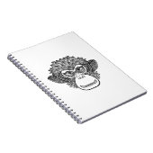 Carnet Visage de griffonnage de singe (Côté Droit)