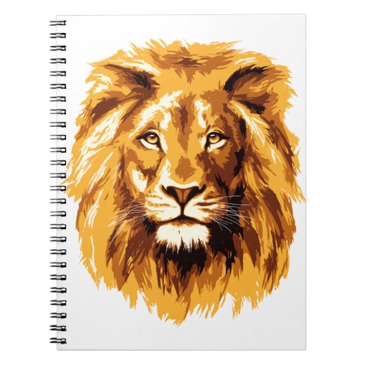 Carnet Visage de lion (Devant)