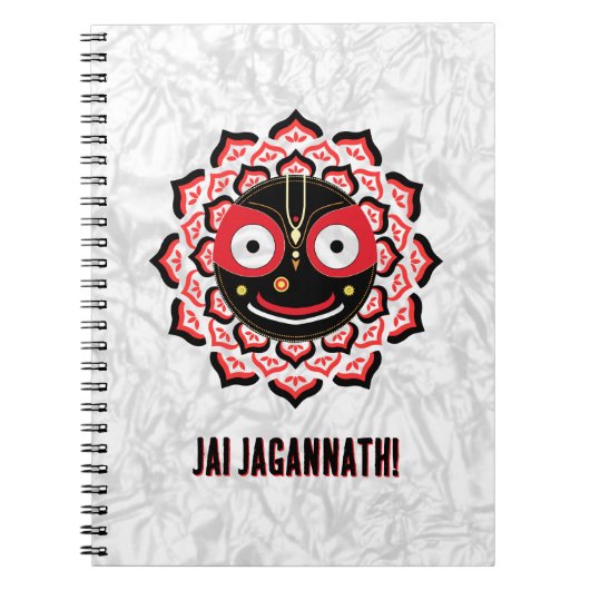 Carnet Visage de Lord Jagannath Chakra Divinité hindoue (Devant)