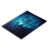 Carnet Visage de loup dans la forêt d'imaginaires sombres (Côté gauche)