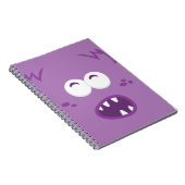 Carnet Visage de Monster Violet (Côté Droit)