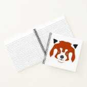 CARNET VISAGE DE PANDA ROUX (Intérieur)