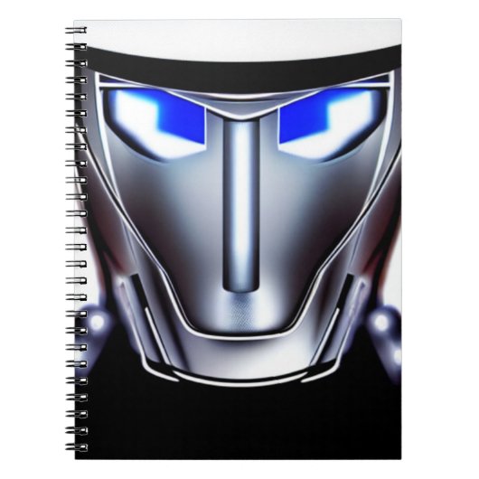 Carnet visage de robot (Devant)