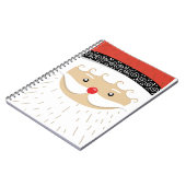 Carnet visage de santa claus (Côté gauche)