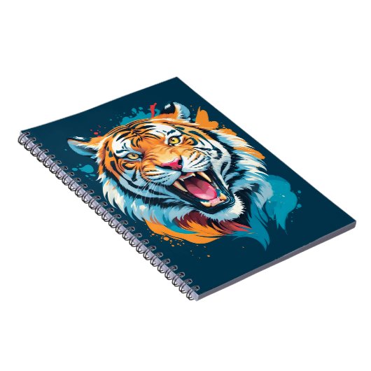 Carnet Visage de tigre torride (Côté Droit)