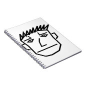 Carnet Visage d'homme (Côté Droit)