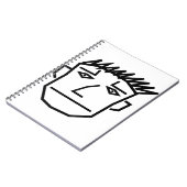 Carnet Visage d'homme (Côté gauche)