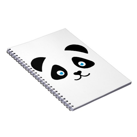 Carnet visage d'ours panda (Côté Droit)