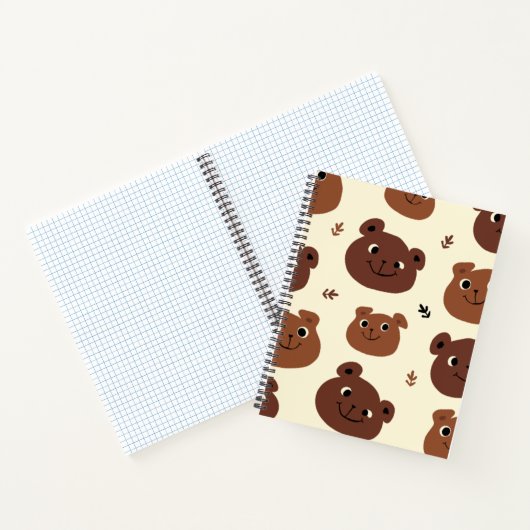 Carnet Visage drôle d'ours (Intérieur)