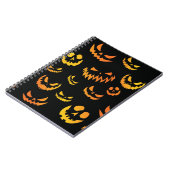 Carnet Visage du Citrouille Jack-o'-lantern (Côté gauche)