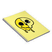 Carnet Visage du crâne souriant (Côté Droit)