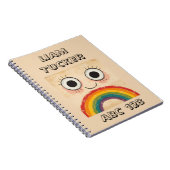 CARNET VISAGE HEUREUX ARC-EN-CIEL (Côté Droit)