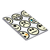 Carnet visage heureux émoticône (Côté Droit)