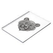 Carnet Visage inspiré d'ours (Côté gauche)