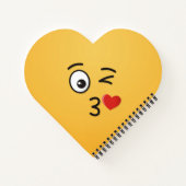 Carnet Visage lançant un baiser (Dos)