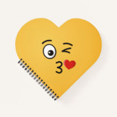 Carnet Visage lançant un baiser (Devant)