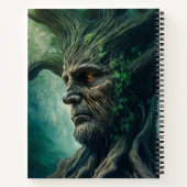 Carnet Visage sage dans la forêt mystique de l'arbre anti (Dos)