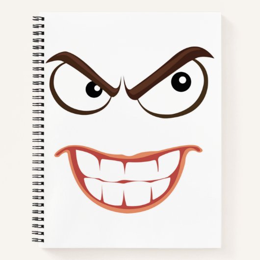 CARNET VISAGE SINISTRE (Devant)
