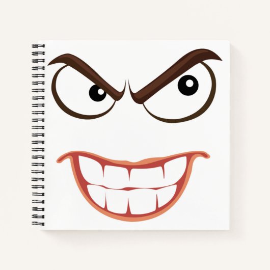 CARNET VISAGE SINISTRE (Devant)