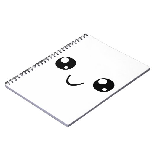 Carnet Visage souriant (Côté gauche)