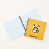 Carnet Visage souriant aux yeux ouverts (Intérieur)