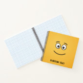 Carnet Visage Souriant aux Yeux Ouverts (Intérieur)