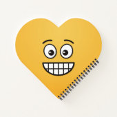 Carnet Visage souriant aux yeux ouverts (Dos)