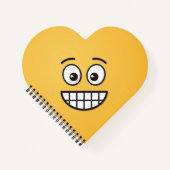 Carnet Visage souriant aux yeux ouverts (Devant)