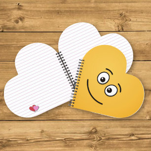 Carnet Visage Souriant aux Yeux Ouverts
