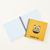 Carnet Visage Souriant Avec Bouche Ouverte (Intérieur)