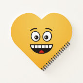 Carnet Visage Souriant avec Bouche Ouverte (Dos)