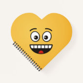 Carnet Visage Souriant avec Bouche Ouverte (Devant)