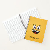 Carnet Visage Souriant avec Bouche Ouverte (Intérieur)