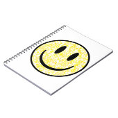Carnet Visage souriant éclaboussé (Côté gauche)