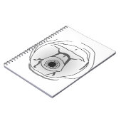 Carnet Visage Tardigrade de l'ours d'eau (Côté gauche)