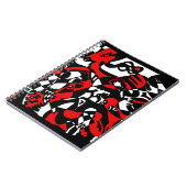 Carnet "Visages" Art Abstrait (Côté gauche)